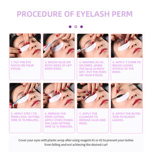 Herramienta de Limpieza para Tinte de Pestañas y Cejas OEM Iconsign, Cepillo Práctico, Fácil de Usar, No Irritante, Resistente al Agua y al Sudor - Product Image 5