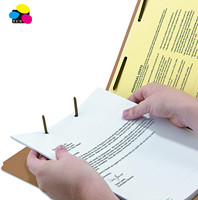 Harga Pabrik Terbaik Folder File 3 Tab Ramah Lingkungan 13201 Manila Letter Reinforced Tabs dengan Pengikat Cetak UV Merek Lehui