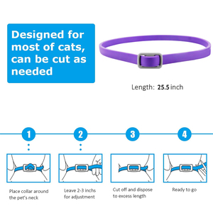 <span class=keywords><strong>Collar</strong></span> Ajustable, Suave e Impermeable Contra <span class=keywords><strong>Pulgas</strong></span> y Garrapatas para Perros y Gatos - Prevención de Piojos y Mosquitos para Mascotas - Product Image 4