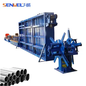 SENWEL Square/Round/Hollow/Oval/ellisse/linea di produzione di tubi circolari ERW Tube Mill macchine per la produzione di tubi in acciaio