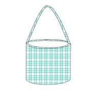 Panier de Pâques imperméable personnalisé Puresun pour enfants, grand sac fourre-tout, seau de pique-nique pour le rangement des jouets et les articles essentiels pour les fêtes