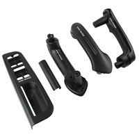 Accessoires intérieurs automobiles, 5 pièces, garniture de poignée de porte intérieure de voiture HD, garniture de commutateur, noir, pour VW Golf MK4 98-05