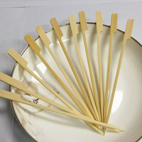 Brochettes de barbecue en bambou Teppo jetables, écologiques, de qualité supérieure, personnalisables avec impression, prix usine Chine