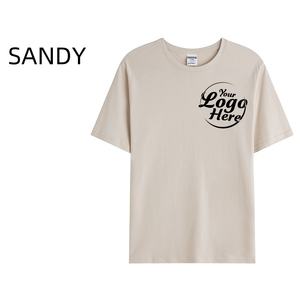 Camiseta OEM de algodón Premium de 190g Camiseta cultural con estampado de logotipo personalizado Camiseta unisex de alta calidad para hombre - Product Image 6