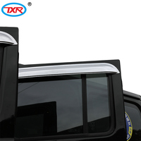 Visière de porte chromée pare-soleil pare-soleil pare-pluie fenêtre déflecteur fenêtre visière pour JEEP WRANGLER JL 2018