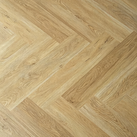 Revêtement de sol SPC en plastique gaufré à installation par clips de 4 mm d'épaisseur