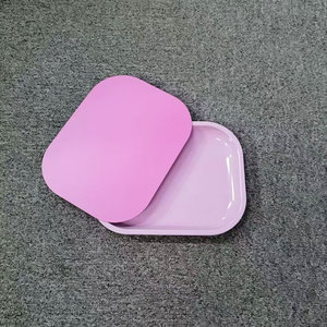 Wholesale Blank Sublimation Metal Tin Rolling Tray Durable Iron Tobacco <b>Smoking</b> Tray with Custom Option - Product Image 1