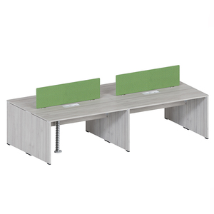 โต๊ะคอมพิวเตอร์สำหรับพนักงานออฟฟิศโต๊ะทำงานเปิดพื้นที่เฟอร์นิเจอร์<span class=keywords><strong>4</strong></span>-Seater ทนทาน - Product Image 4