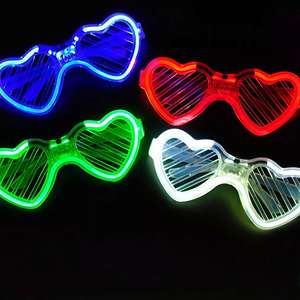 Bright LED Light up Flashing Sunglasses Glow Rave Party Shades Festival Nightclub Concert Costume Accessory for Holiday Gifts - Product Image 3