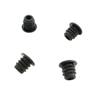 Bouchon en silicone noir étanche, bouchon en caoutchouc en forme de T, bouchon semi-transparent résistant aux hautes températures pour trou de vis