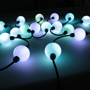 Shiji Bán buôn giá rẻ nhất 50mm đường kính 360 độ chuỗi ánh sáng SMD 5050 RGB <span class=keywords><strong>LED</strong></span> DMX 512 pixel bóng - Product Image 4