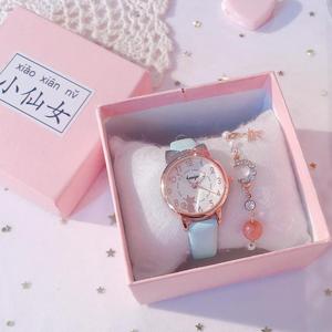 Lindo reloj de cuarzo para niños con luz colorida estudiante luminoso Rosa niños relojes de pulsera deportivos para niñas regalo - Product Image 2