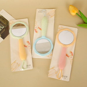 AISHU Handheld <b>Mirror</b> Round With Carrot Handle For <b>Makeup</b> And Hair Styling - Product Image 4