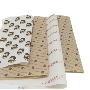 Disposable Greaseproof PE Coated Food Packaging Paper for Burger <strong>Chicken</strong> <strong>Roll</strong> Snack Rice Ball-Custom Logo Manufacturer Wholesale - Product Image 2