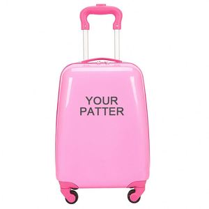 BSCI Factory Custom Pattern Kids Carry <b>on</b> <b>Luggage</b> for Children Rolling Suitcase With <b>4</b> Spinner <b>Wheel</b> Hardshell Case for - Product Image 3