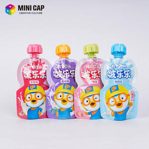 Bolsas con Boquilla Antiderrames y Diseño Innovador de Tapa con Juguete, <span class=keywords><strong>para</strong></span> Alimentos <span class=keywords><strong>para</strong></span> Bebés, Smoothies y Leche Saborizada - Product Image 3