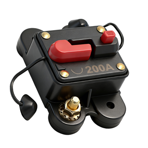 Audio de voiture <span class=keywords><strong>12</strong></span> V-24V DCInline Fuse Block Overload Motor Protector <span class=keywords><strong>12</strong></span> Volt <span class=keywords><strong>Disjoncteur</strong></span> avec réinitialisation manuelle pour voiture SUV Marine - Product Image 1