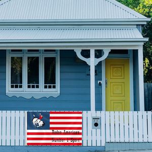 Rodeo America's Number 1 Sport Pennant 3x5 Ft Outside <b>Banner</b> with Brightly Colored Brass Grommets 100D Polyester Decor - Product Image 5