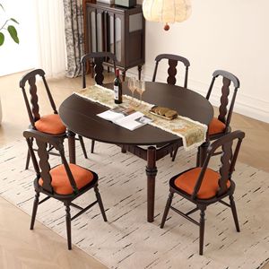 American Style Solid Wood Dining <b>Table</b> Rectangle Combination Furniture For Dining Room - Product Image 2