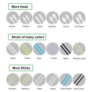 Hisopos <span class=keywords><strong>de</strong></span> Algodón <span class=keywords><strong>de</strong></span> Bambú Orgánico Biodegradable, 600 Piezas/Caja, Puntas Redondeadas y Puntiagudas, Recubrimiento Duro para la Eliminación <span class=keywords><strong>de</strong></span> <span class=keywords><strong>Cera</strong></span> del Oído, Personalizable - Product Image 6