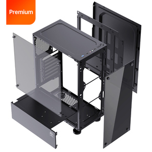 Alta qualidade PC Casing Computer <span class=keywords><strong>Case</strong></span> ATX PC <span class=keywords><strong>Case</strong></span> HD USB3.0 Caso do computador de vidro temperado & Towers Gaming Chassis SNOWMAN - Product Image 1