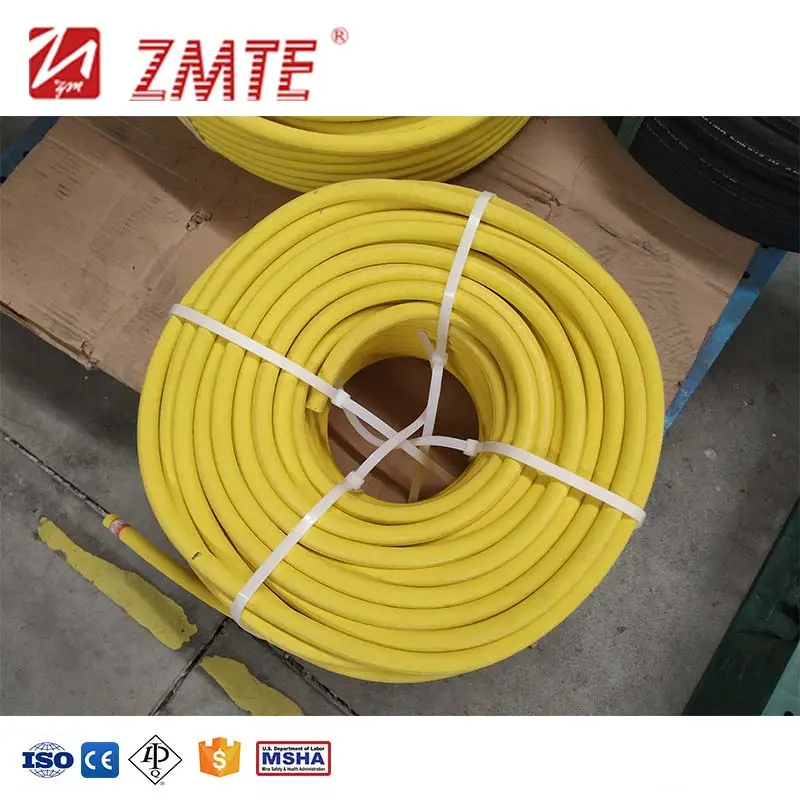 Hebei zhongmei gomma speciale co., ltd. 2 filo giallo tubo flessibile idraulico en856 2sn 38