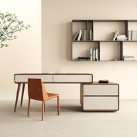 Nieuw Modern Kantoormeubilair Nieuwste Modern Design Desktop Werkstation Pc Laptop Stand Thuis Tafelcomputer Kantoortafels