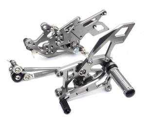 ที่มีคุณภาพสูง CNC อลูมิเนียมชุดด้านหลังรถจักรยานยนต์ด้านหลังชุดส่วนที่เหลือเท้าสำหรับฮอนด้า CBR600RR 600RR 600R CBR 2009 2021 2022 2019 - Product Image 2