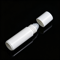 Vente en gros de flacons de parfum vides en plastique PP de 10 ml et 20 ml, emballage cosmétique avec bille roulante en plastique et métal