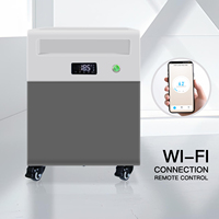 Refroidisseur d'eau à air comprimé à double tension 110V/220V avec réfrigérant R410A, contrôle automatique et moteur pour une utilisation mondiale