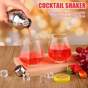 Shaker à cocktails Martini en acier inoxydable de qualité alimentaire, écologique, moderne, 550 ml, avec passoire intégrée, logo personnalisé - Product Image 4
