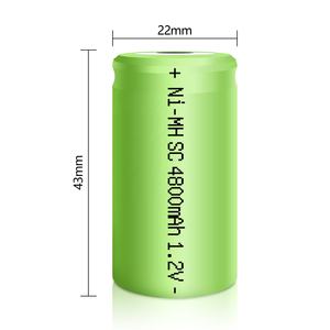 Jintion निकल धातु हाइड्राइड बैटरी nmh nih बैटरी नीली बैटरी सी 4800mah - Product Image 2