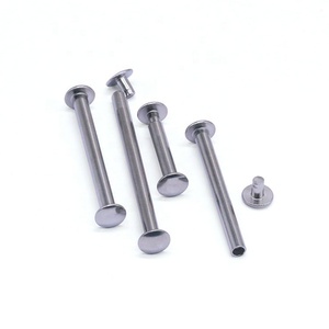 Rivets en acier inoxydable à double capuchon <span class=keywords><strong>de</strong></span> qualité supérieure, personnalisés, professionnels, à bon prix - Product Image 5