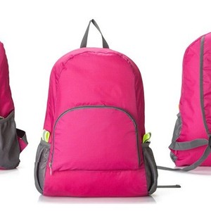 Foldable Hiking <b>Backpack</b> 18 In Waterproof Ultra <b>Lightweight</b> Unisex Outdoor Travel Bag Solid Color Adjustable Shoulders - Product Image 5