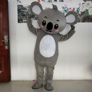 Costumes de poupées de dessin animé Koala Performance, accessoires promotionnels mignons pour la tête, jouets en peluche pour adultes ambulants - Product Image 4