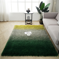 Tapis imprimé 3D à poils longs en fausse fourrure lavable, très vendu, pour la décoration de la maison