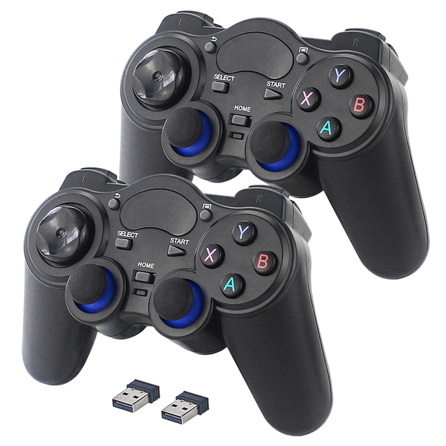 2.4G Wireless Gamepad Joystick Game Controller Joypad for PS3 PC Android Raspberry Pi 4 Retroflag NESPi Retropie