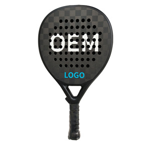 Raqueta de Pádel Redonda de Fibra de Carbono y Fibra de Vidrio, Raqueta de Tenis Playa Personalizada, Fabricante OEM - Product Image 2