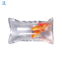 Sac de transport pour poissons vivants personnalisé, sac à oxygène gonflable, sac d'emballage étanche et recyclable pour la livraison de fruits de mer, crevettes et poissons