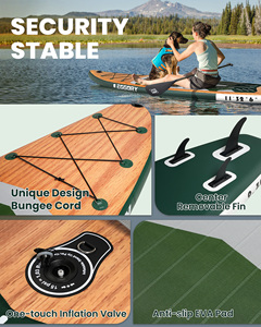 Planche à pagaie gonflable <span class=keywords><strong>double</strong></span> <span class=keywords><strong>couche</strong></span> <span class=keywords><strong>Fusion</strong></span> Isup avec siège de kayak et poignée personnalisée, livraison directe - Product Image 2