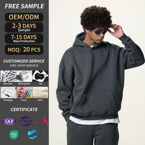 Fabricants de sweats à capuche de haute qualité Premium Essentials sweat à capuche de luxe épais grande taille XL XXL décontracté Baggy sweats à capuche pour hommes sweats - Product Image 1