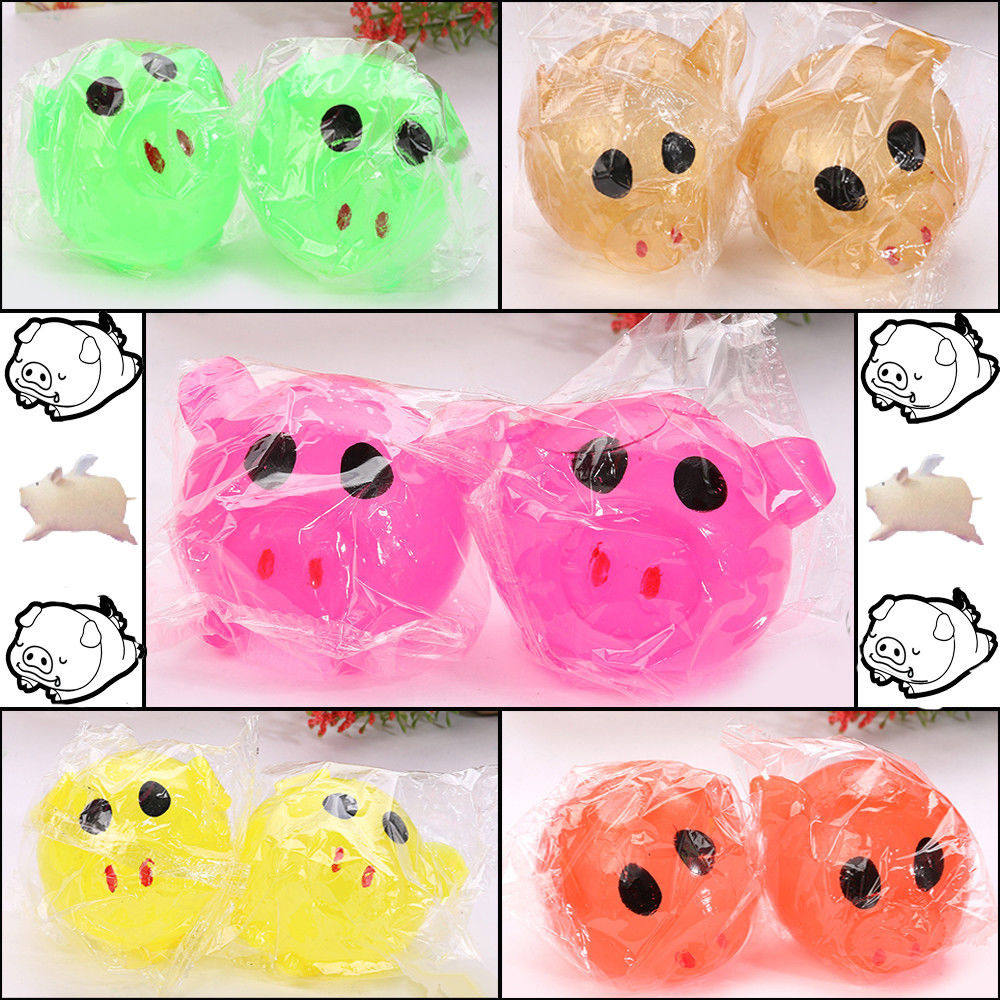 Anti-stress Decompression Splat Ball Vent Toy Smash Various Styles Pig Toys Stress Ball Toys for Children