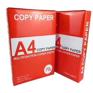 Guangtu supply rim paper a4 size 100% wood pulp 70 75 80 gsm double A A4 recycled rim ream bond paper for printing