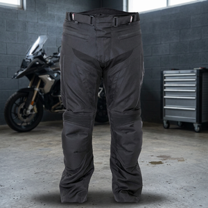 Pantalon de moto pour hommes, nouveau, imperméable, noir CE - Product Image 3