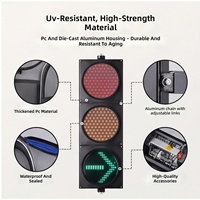 Feu de signalisation routière LED 3 couleurs 300 mm personnalisé par une usine avec 10 ans d'expérience, indicateur de direction de flèche de véhicule, lampe de signalisation routière premium