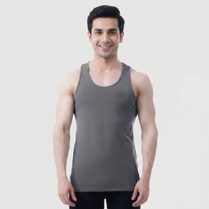 เสื้อกล้ามแขนกุดระบายอากาศได้ดีได้รับความนิยมในอัตราที่เหมาะสมเสื้อกล้ามสำหรับผู้ชายเนื้อผ้าทนทาน - Product Image 1