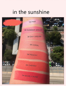 Private Label 7 colori fard Stick Vegan Waterproof Creamy Blusher Double Sided Makeup Blush Stick con pennello - Product Image 2