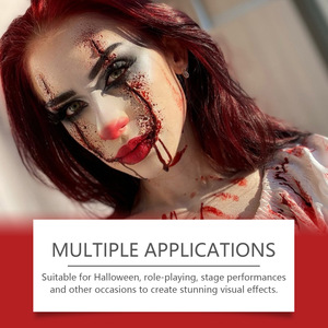 EELHOE Halloween Kit de maquillage à effets spéciaux réalistes et sanglants pour une ambiance effrayante - Product Image 3