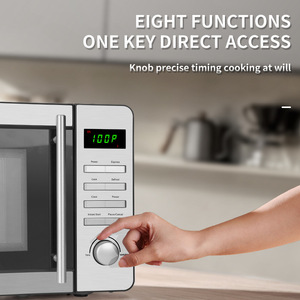 Horno <span class=keywords><strong>Microondas</strong></span> Digital <span class=keywords><strong>con</strong></span> <span class=keywords><strong>Grill</strong></span> y Freidora de Aire, Multifuncional, de Acero Inoxidable, Visible, para Comida Rápida - Product Image 6