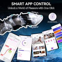 YOCY OEM Manchon de pénis en silicone personnalisé vibrant avec anneau anti-chute, contrôle intelligent par application, Bluetooth interactif, jouet pour adultes masculin